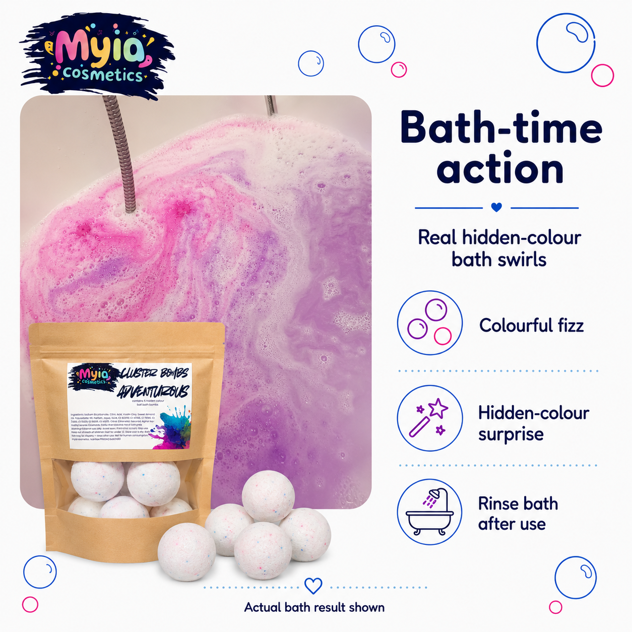 Adventurous Cluster Bath Bombs - 5 Pack