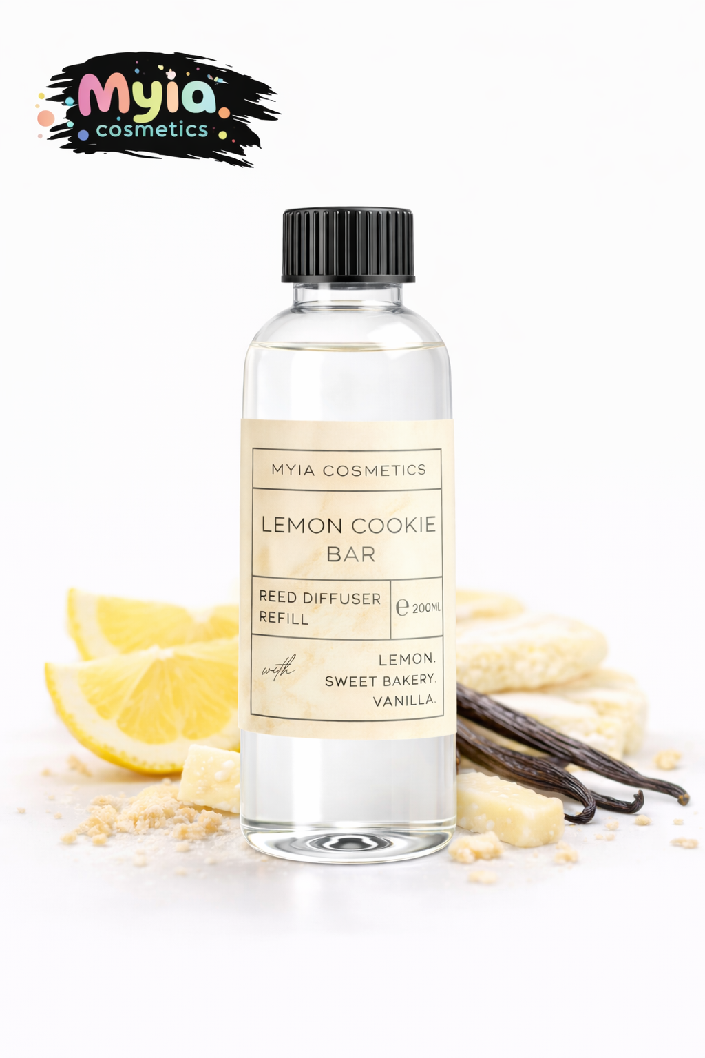 Luxury 200ml Reed Diffuser Refill – Myia Cosmetics (Choose Your Scent)