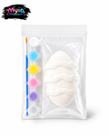 Myia Cosmetics Paint Your Own Bath Bomb kit with random-shaped bath bomb, coloured paints and paintbrush