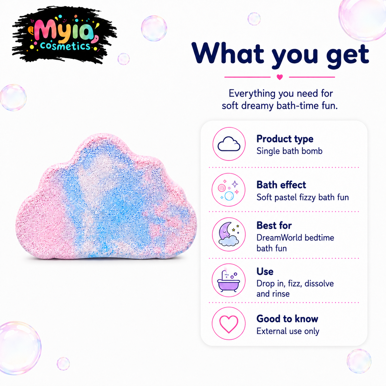 Cloud 9 Bath Bomb - Single