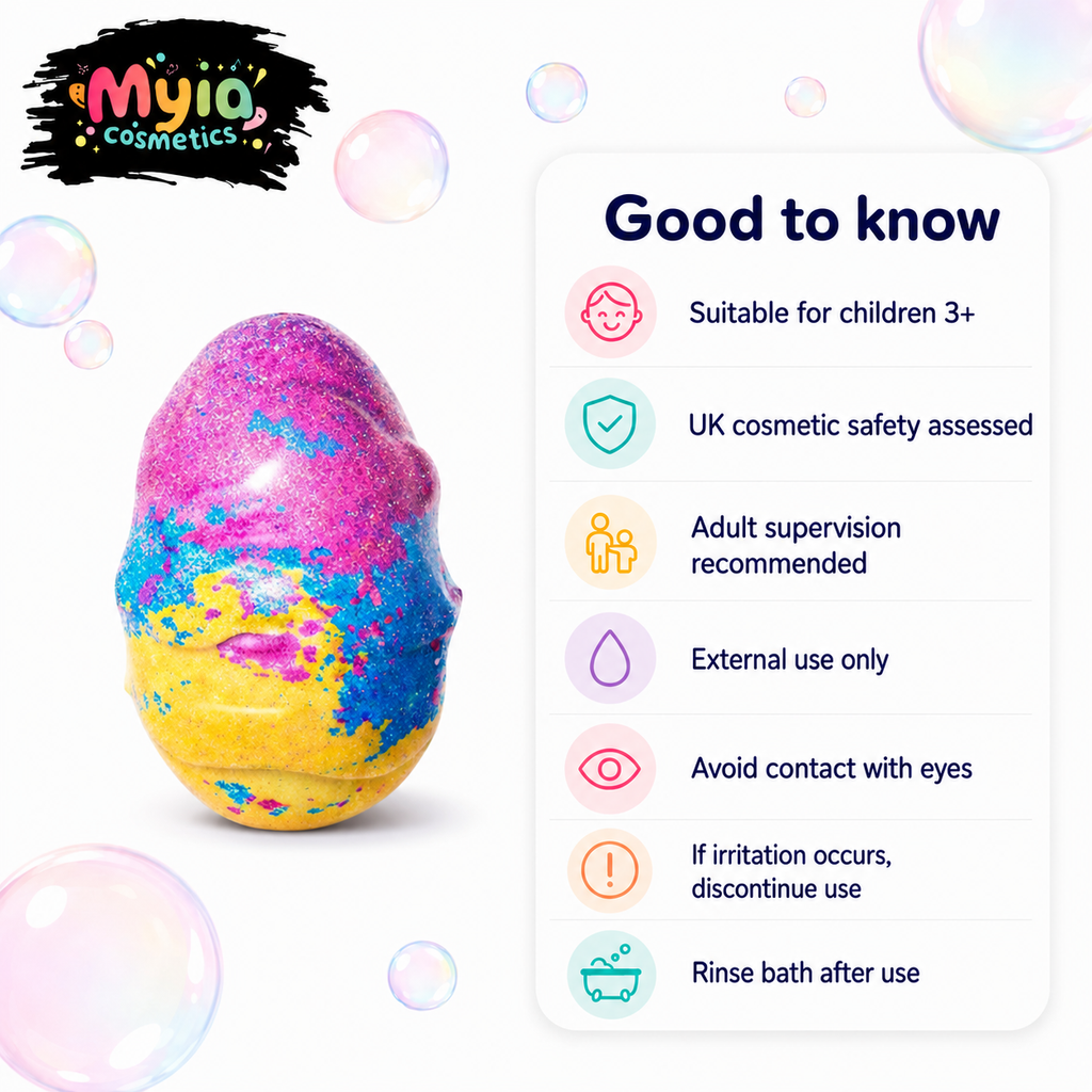 Eggsplosion Bath Bomb – Hidden Toy Inside – Single