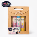 Mad Science Bath Kit with colourful bath salt tubes, unscented kids bath experiment kit by Myia Cosmetics